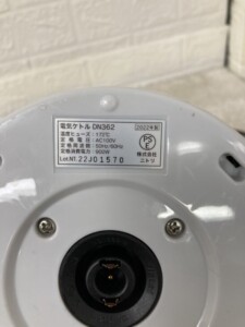 NITORI(ニトリ)電気ケトル DN362 2022年製