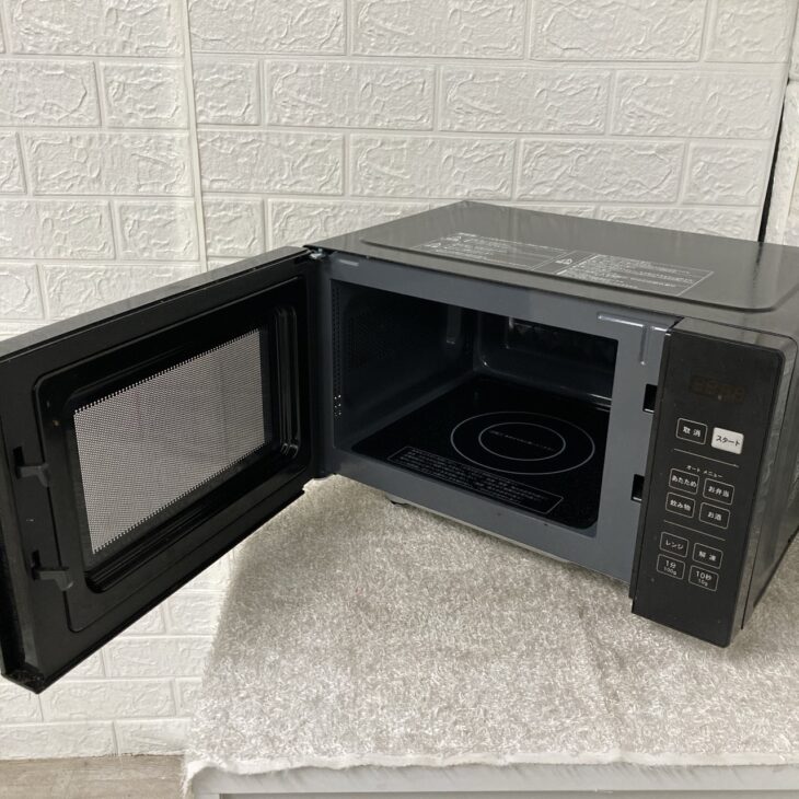 YAMAZEN 電子レンジ 黒 2024年製 PRW-F180(B)
