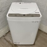 SHARP（シャープ）6.0キロ 全自動洗濯機 ES-GE6H-N 2024年製