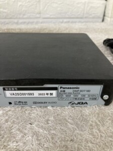 Panasonic(パナソニック)ブルーレイディスクプレーヤー DMP-BDT180 2022年製
