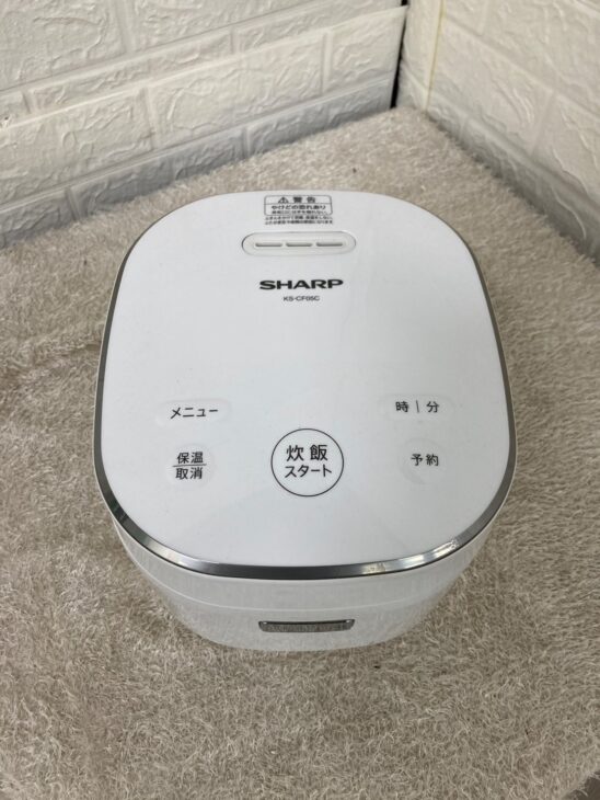 SHARP（シャープ）ジャー炊飯器 KS-CF05C-W 2021年製
