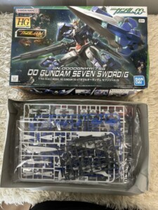 HG 1/144 ダブルオーガンダム セブンソード/G 機動戦士ガンダム00 中身