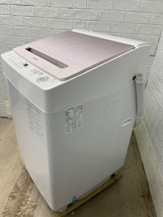 名古屋市北区】SHARP 全自動洗濯機 ES-G10HBK 美品のため高価