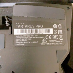 ゲーミングデバイス razer tartarus pro 型番