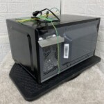 電子レンジ　PMB-T178-B [ブラック]　ななめ