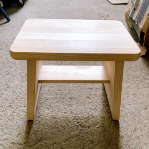 木製風呂椅子 正面