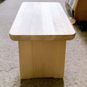 木製風呂椅子 側面