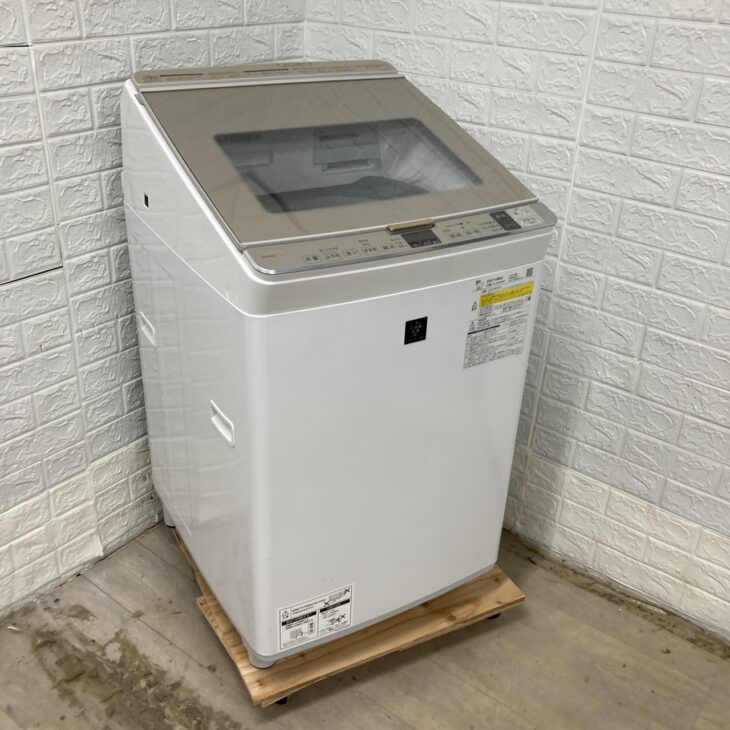 洗濯機　ES-PX8C　ななめ