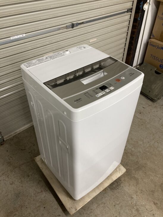 大分県佐伯市鶴岡西町へ出張買取 アクア AQW-BK50F-W 使用年数