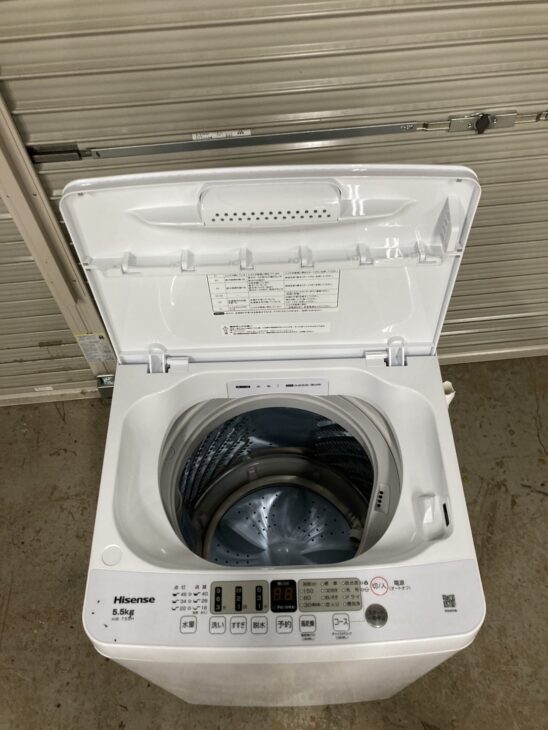 大阪送料無料★3か月保障付き★洗濯機★2023年★HW-T55H★S-693 大阪送料無料☆3か月保障☆洗濯機☆2022年☆YWM-T45H1☆IS-439