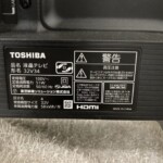 テレビ　32V34　型番