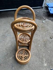 ラタンプランタースタンド横