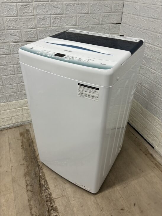 【2023年製☆極美品！】引取限定！ハイアール 洗濯機5.5kg JW-U55B Haier JW-U55B-K 洗濯機 5.5kg ブラック JWU55BK | ヤマダウェブコム
