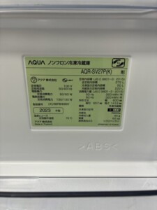AQR-SV27P(K) 型番