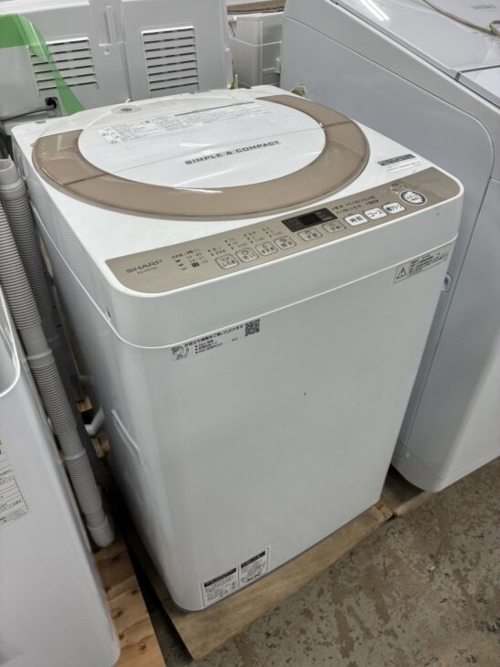 北海道札幌市中央区】SHARP ES-KS70U-N 2018年製洗濯機 査定しま