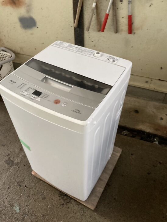 【千葉県のお客様】21年製AQUA冷蔵庫126L洗濯機5.5kg/送料設置保証 AQUA 126L 2ドア 冷凍・冷蔵庫 126L（型番おまかせ） AQUA