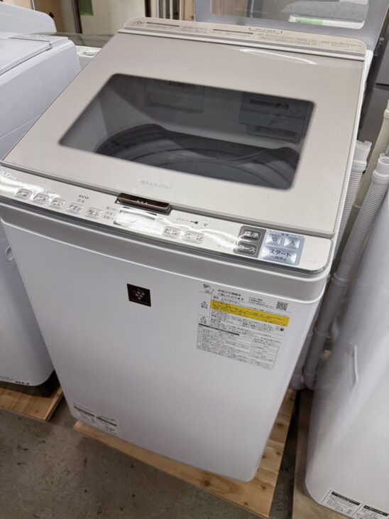 SHARP（シャープ）全自動洗濯乾燥機 ES-PH8C-N（2022年製・洗濯8kg/乾燥4.5kg）