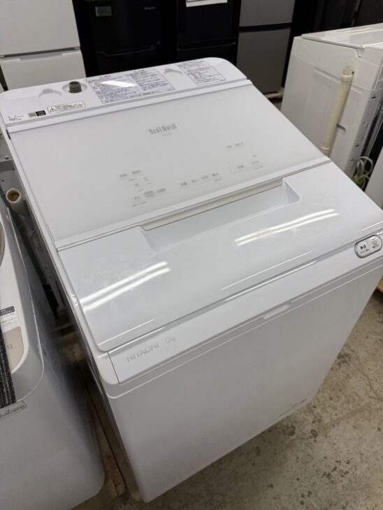 HITACHI（日立）全自動電気洗濯機 BW-X120G形 ビートウォッシュ（2021年製・洗濯容量12kg）