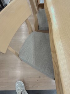 河口家具製作所 ダイニングセット 側面