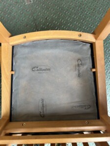 ダイニングセット 椅子背面