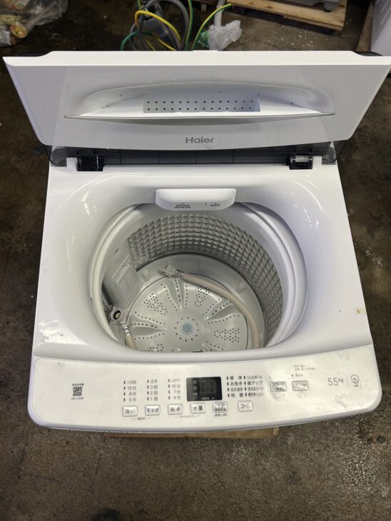 在庫処分#235 洗濯機　ハイアール　JW-U55B 2024年製 中古・美品】Haier/ハイアール JW-U55B 全自動洗濯機 5.5kg 簡易