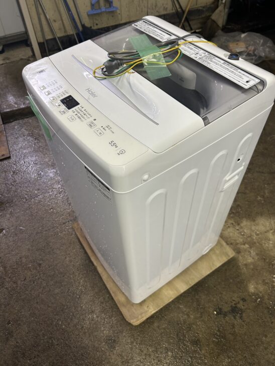 宮崎県小林市細野へ出張買取！ ハイアール 洗濯機 JW-U55B 2024