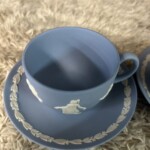 WEDGWOOD（ウェッジウッド）ジャスパーウェア カップ&ソーサー ブルー2客セット