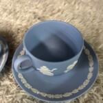 WEDGWOOD（ウェッジウッド）ジャスパーウェア カップ&ソーサー ブルー2客セット