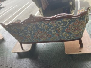 アンティーク トリプルソファ 三人掛け ロココ調 ゴブラン織