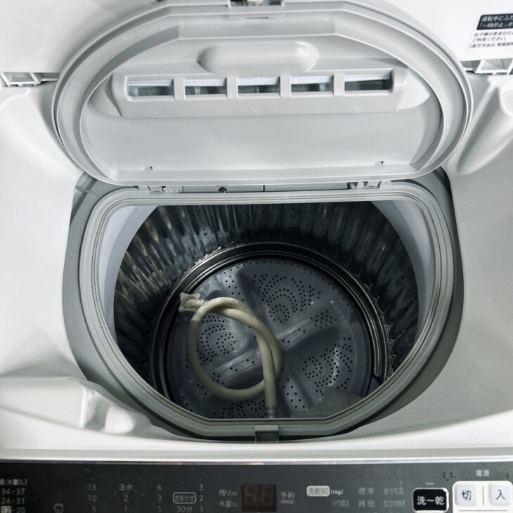 ＜美品＞SHARP 洗濯機 乾燥 ES-TX5F　2022年みゆ ES-TX5F｜洗濯機：シャープ