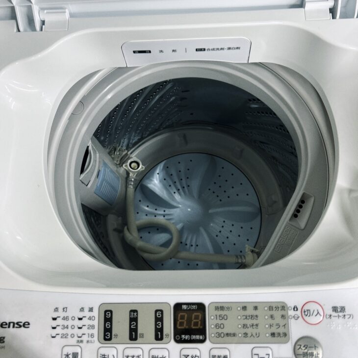美品】ハイセンス 全自動電気洗濯機 HW-T55H 2024年製 O 【公式通販】
