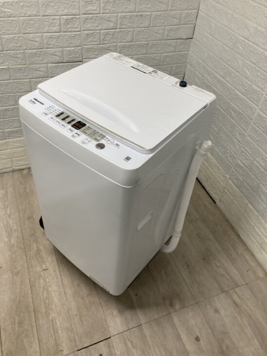 埼玉県ふじみ野市】Hisense 洗濯機 HW-55E2W 2023年製 を出張