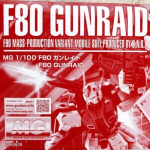 MG 1/100 F80 ガンレイド 正面2