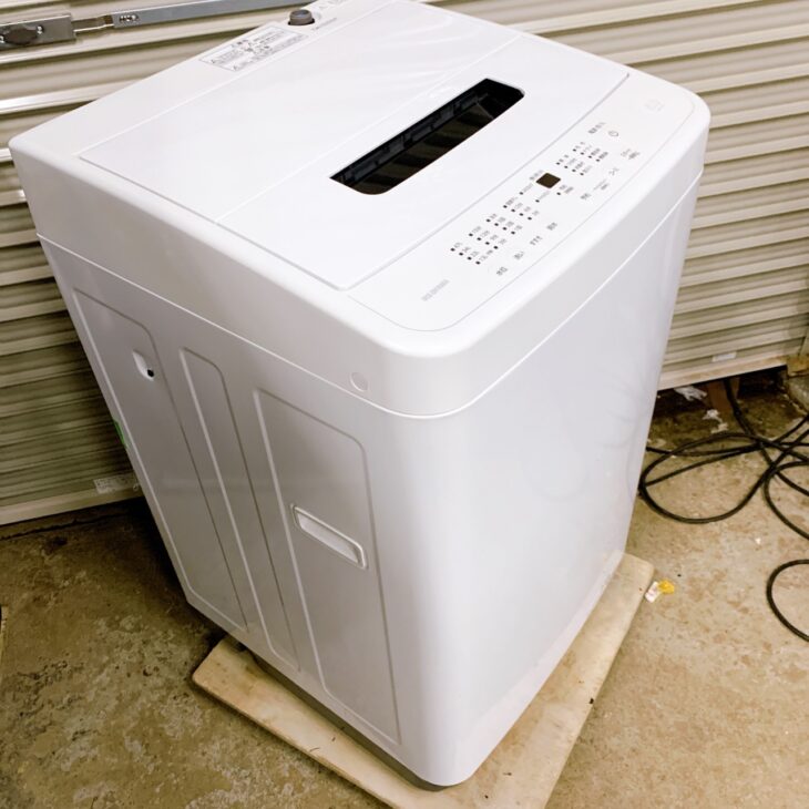 伊勢崎店【現状品】gi9-29 アイリスオーヤマ 全自動洗濯機 IAW-T504 2022年製 通電確認済 神奈川県川崎市でアイリスオーヤマ(IRIS OHYAMA)製 全自動洗濯機 IAW