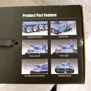RC戦車 German Tiger I 外箱上面