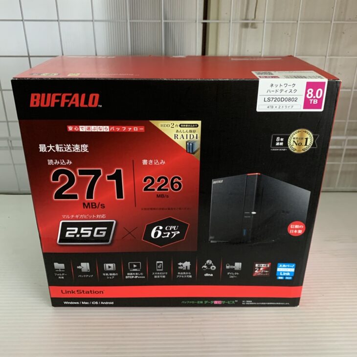LS720D0802（8TB・2ドライブモデル）