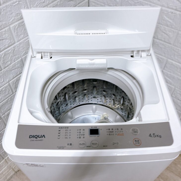 京都府亀岡市余部町前川原へお伺い♪ DIQUA 全自動洗濯機 4.5kg DW