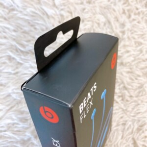 ワイヤレスイヤホン(フレイムブルー) 上部