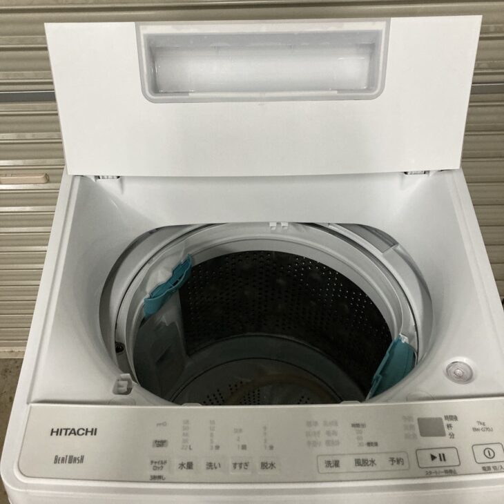 千葉県流山市で日立 全自動洗濯機 BW-G70J（2023年製）を出張