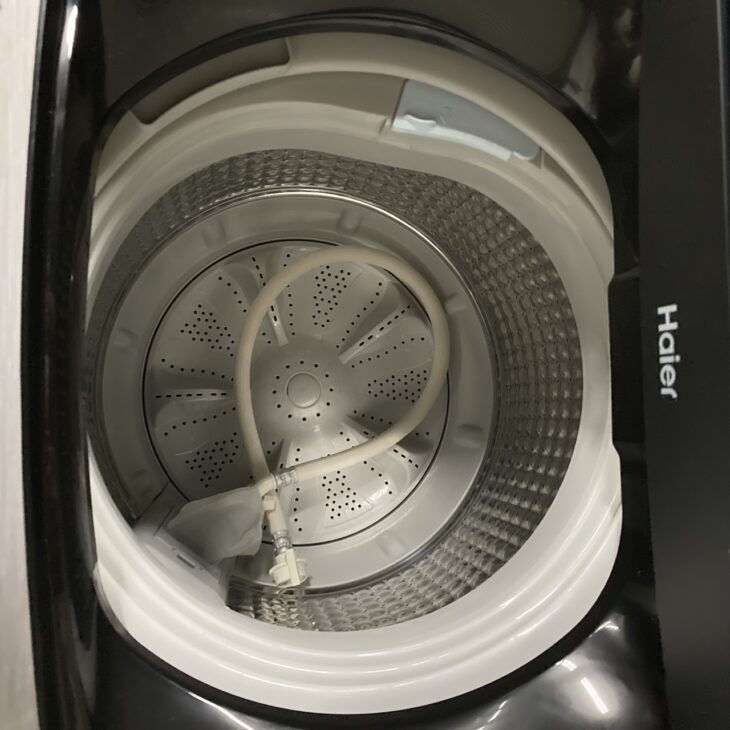 2024年　ハイアール洗濯機　8.5キロ　美品！ 全自動洗濯機 ホワイト JW-KD85B-W [洗濯8.5kg /簡易乾燥(送風機