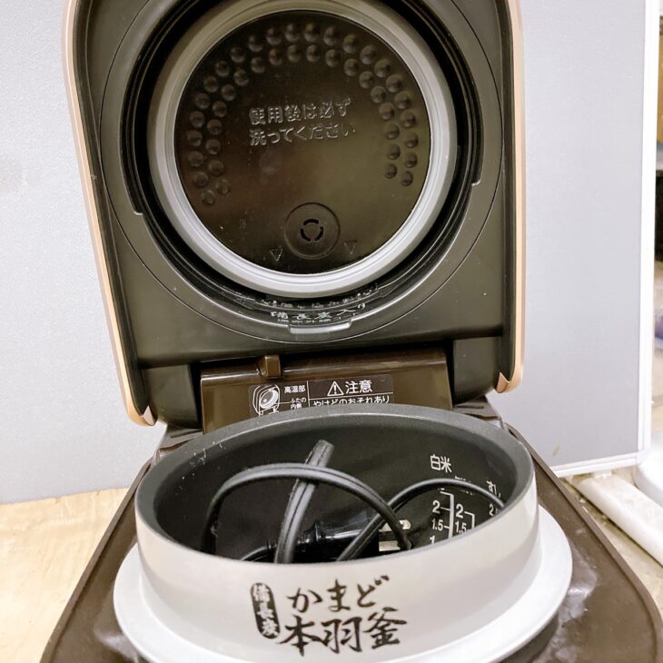三郷市で東芝IHジャー炊飯器RC-4ZPJを出張買取｜小容量タイプでも高