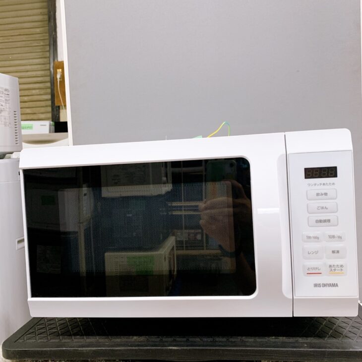 大阪府松原市でアイリスオーヤマ電子レンジ KMB-F186-W 出張買取
