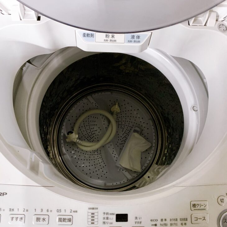 愛知県西尾市でシャープ 全自動洗濯機 8.0kg（2021年製）を出張