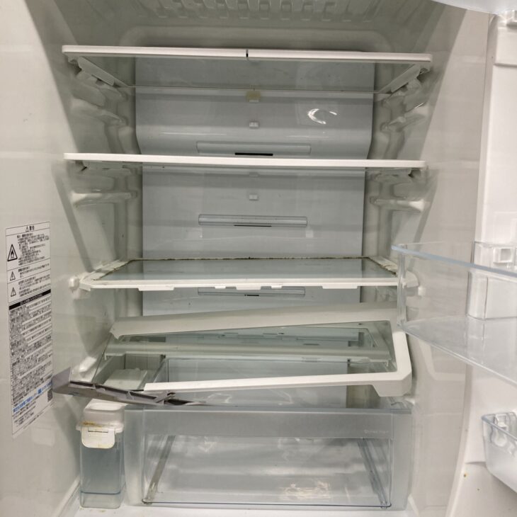 神奈川県小田原市で東芝 GR-M41G(S)（2018年・411L）を出張買取｜庫内