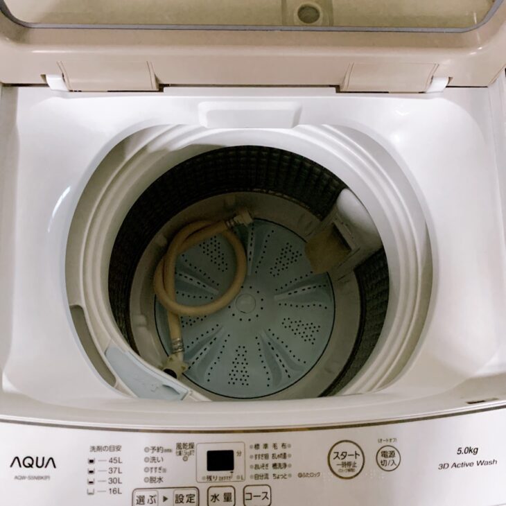 日野市でAQUA 全自動洗濯機 AQW-S5N(2023年製)を出張買取｜単身