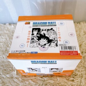 ドラゴンボール40周年記念 オリジナルイラストレーションシールウエハース BOX(20個入り) 上部