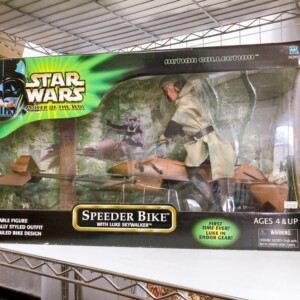 Speeder Bike with Luke Skywalker