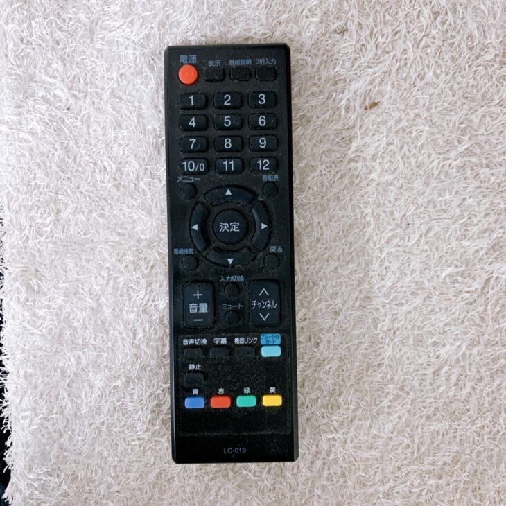 2016年製　オリオン液晶テレビ　NHC-321B(LC-019)汎用リモコン付 鳥取県北栄町でORION NHC-321B（32V・2016年製）を出張買取