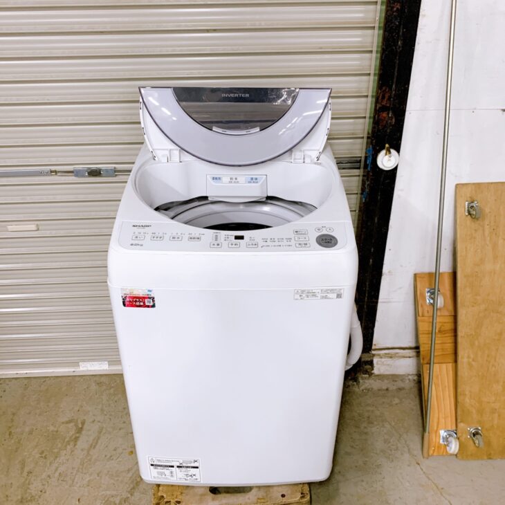 鳥取県鳥取市でシャープ全自動洗濯機 ES-GV8E-Sを出張買取｜2021
