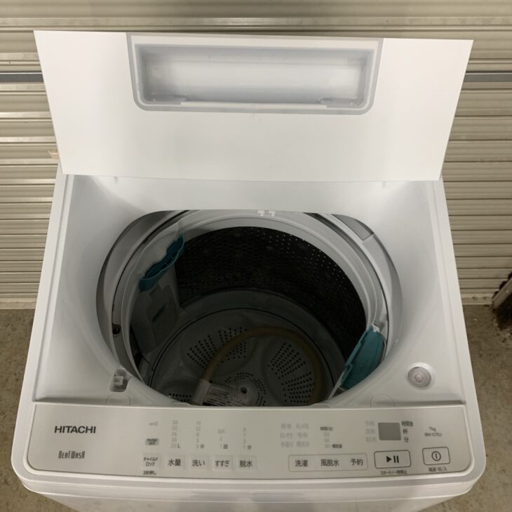 静岡県静岡市で日立 全自動洗濯機 BW-G70J（2023年製）を出張